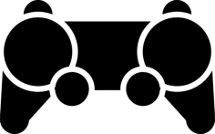 Games Controller Icon Svg Vector, Free Vectors File